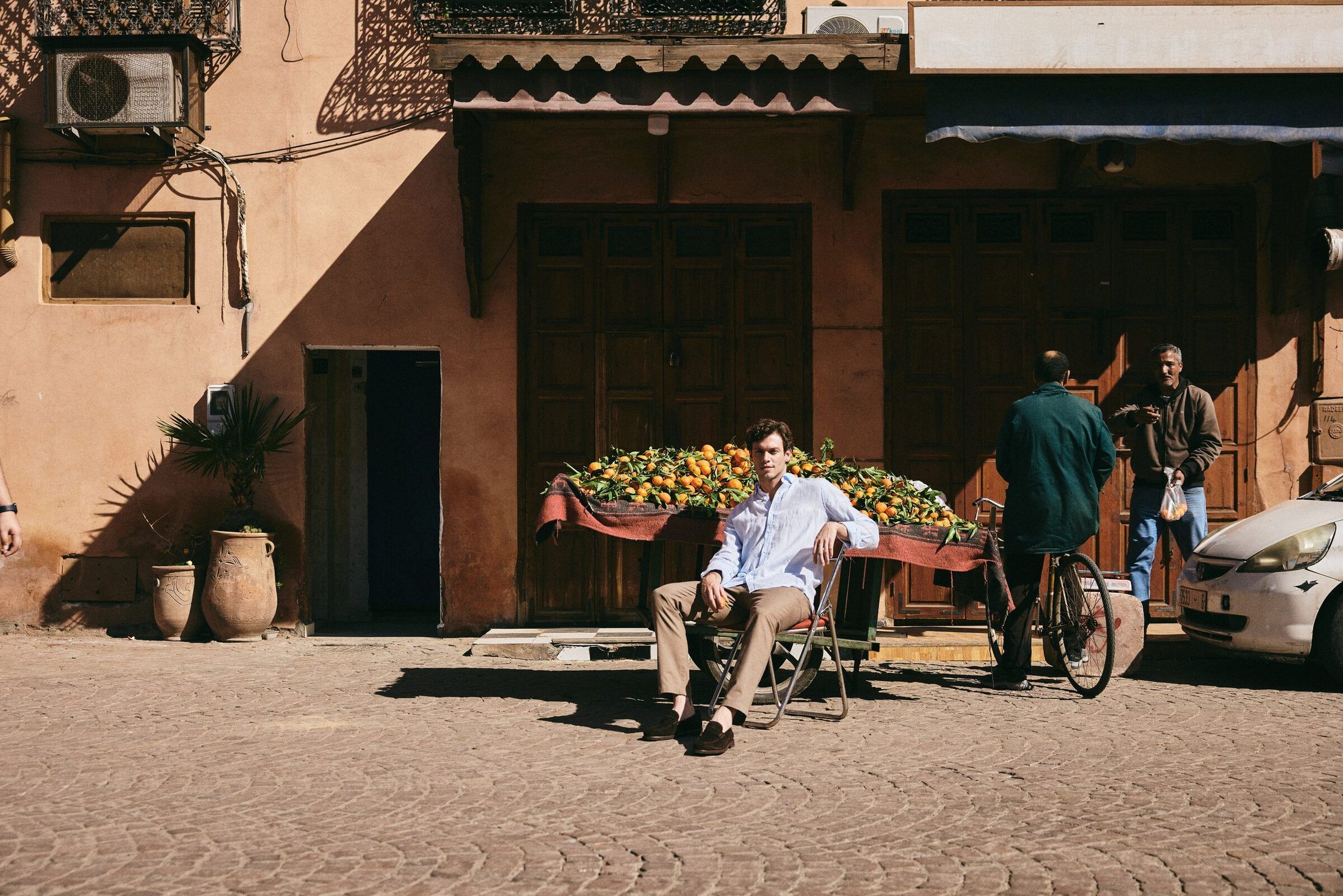 Marrakech street, orange cart – Emporio Models